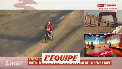 Benavides vainqueur de la 8e étape devant Van Beveren - Dakar - Motos