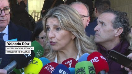 Díaz, sobre la rebaja de jornada laboral: "Es urgente"