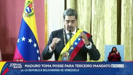 Maduro toma posse para terceiro mandato na Venezuela