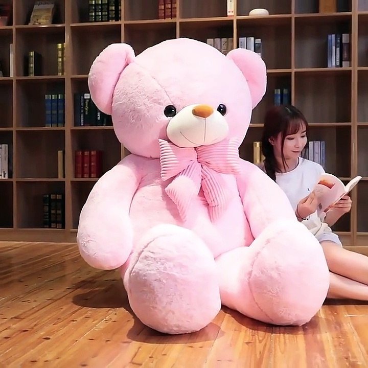 New sunrise custom soft stuffed bright ice heart plush giant teddy bear doll toy with nice bowtie.