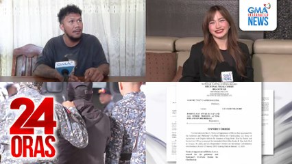 24 Oras: (Part 2) Eumir Marcial, pinabulaanan ang reklamo ng asawa laban sa kanya; world premiere ng "My Ilonggo Girl," mamaya na; pagdedetalye sa publiko ng mga usapin kaugnay ng cyber-libel case na inihain ni Vic Sotto vs Darryl Yap,..., atbp.