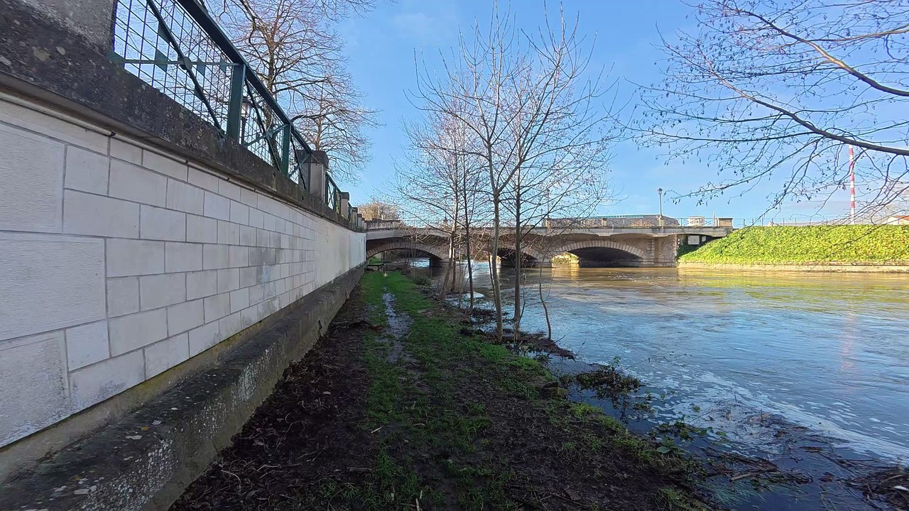 La sevre Niortaise qui déborde