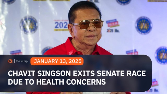 Chavit Singson withdraws from Senate race due to health reasons