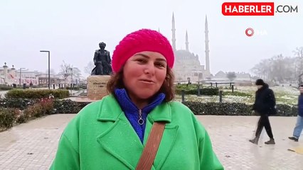Edirne'de Kar Yağışı Etkisini Sürdürüyor
