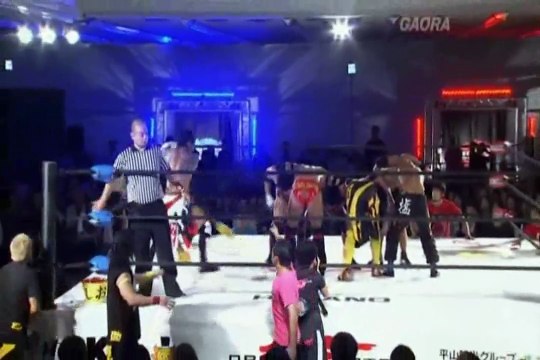 14th October 2012 7 Way Shingo Takagi vs Cyber Kong vs Mondai Ryu vs Mr Quu Quu Toyonaka Dolphin vs Ryo Jimmy Saito vs Masato Yoshino vs Fake Naoki Tanizaki