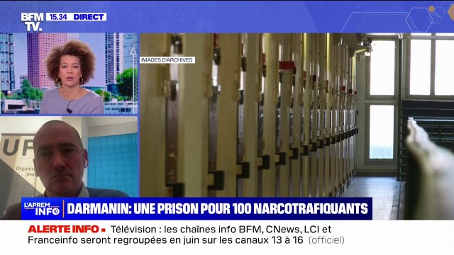 Prison pour narcotrafiquants: Ça va dans le sens qu'on souhaite c'est-à-dire rendre nos prisons plus hermétiques , se félicite Emmanuel Chambaud (Ufap-Unsa Justice)