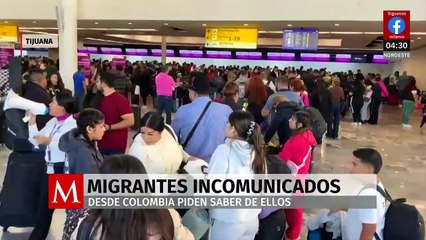 Migrantes colombianos detenidos por el INM en Tijuana siguen incomunicados, denuncian familiares