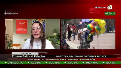 Edurne Balmori habla del Día Mundial para Combatir la Depresión.