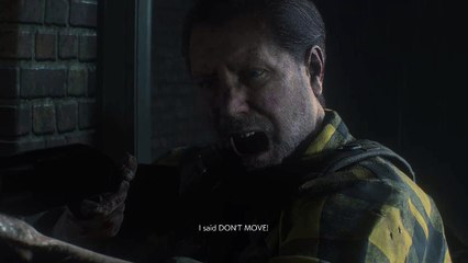 Robert Kendo resident evil 2 all dialogue/cutscene