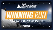 Winning Run Snowboard Women: Amélie Martin - 2025 YETI Junior World Championships Kappl by Dynastar