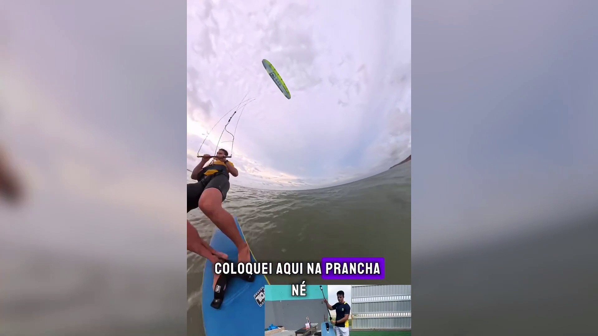 The moment an Olympic kitesurfer saves a young girl from drowning