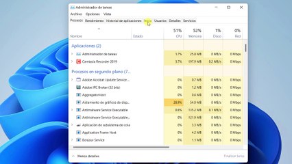 Desactivar programas y aplicaciones de inicio automatico Windows 11