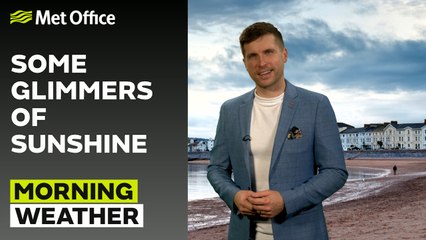 Met Office Tuesday morning weather forecast 14/01/2025 - Overcast with some early sunshine