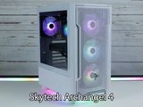 kytech Gaming Archangel Gaming PC Desktop – AMD Ryzen 5 7600X 4.7 GHz, NVIDIA RTX 4060 Ti, 1TB NVME SSD, 32GB DDR5 RAM RGB, 600W Gold PSU, 11AC Wi-Fi, Windows 11 Home 64-bit,White