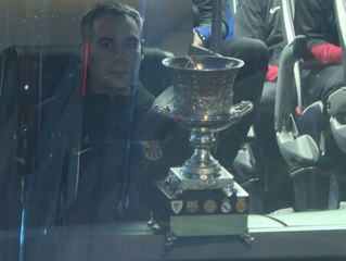 La Supercopa de España ya está en Barcelona