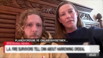 Yangından kurtulanlar CNN'e konuştu