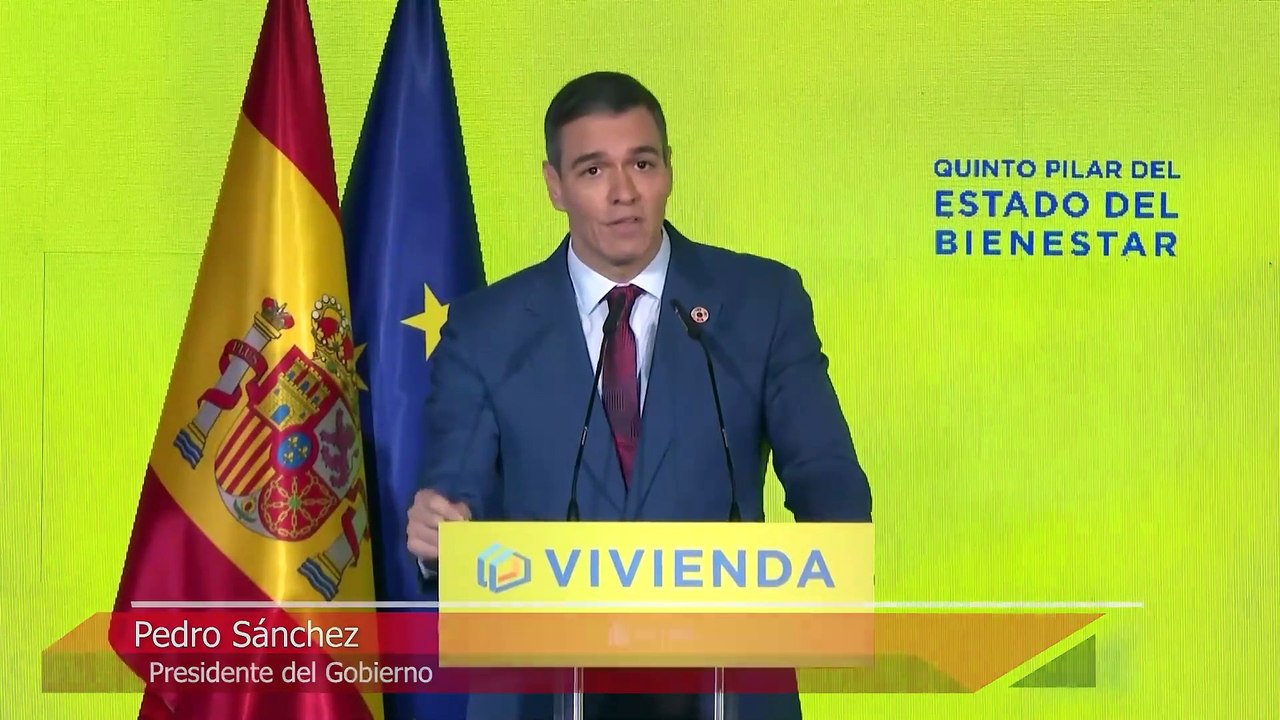 Así son las medidas anunciadas por Sánchez para hacer asequible el acceso a la vivienda