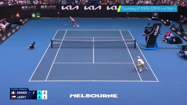 Sinner soars into Australian Open second round