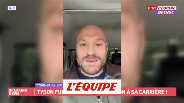 Tyson Fury annonce une nouvelle fois sa retraite - Boxe - Lourds