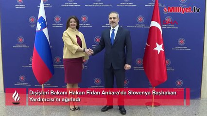 Dışişleri Bakanı Hakan Fidan Slovenya Başbakan Yardımcısı ile görüştü