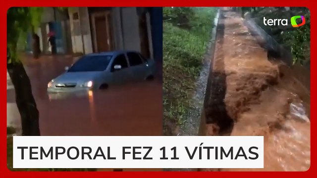 Novas imagens mostram a tragédia causada pelas chuvas em Minas Gerais