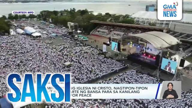 1.8M miyembro ng Iglesia ni Cristo, nagtipon-tipon sa iba't ibang parte ng bansa para sa kanilang national rally for peace | Saksi