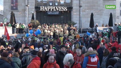 Manifestation contre la réforme des pensions