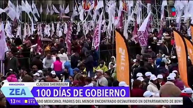 Claudia Sheinbaum rinde informe por los primeros 100 días de su gobierno