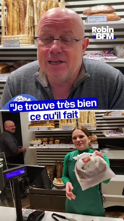 ROBIN DE BFM - À Paris, un homme négocie des denrées pour les redistribuer aux sans-abris