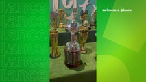 Palmeiras exibe troféus históricos durante evento de patrocinadora