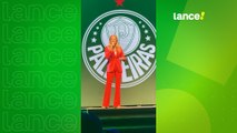 Leila fala sobre o período como patrocinadora do Palmeiras