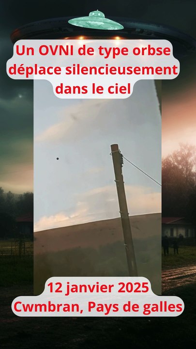 OVNI dans le ciel du pays de Galles, 12 janvier 2025 #ovni #ufo #alien #mystery