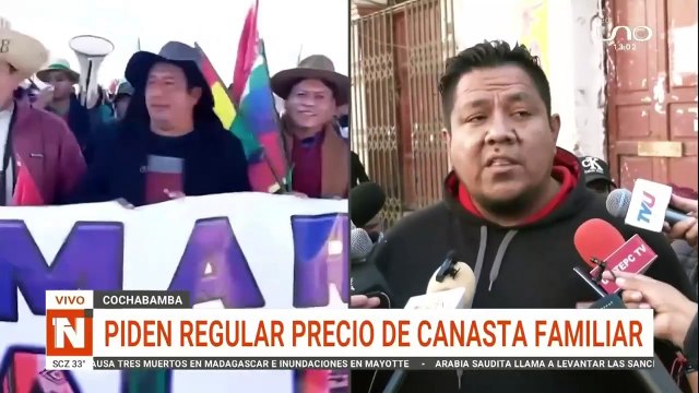 Insultos y empujones: Dirigente del MAS, Franco García, fue increpado en Cochabamba