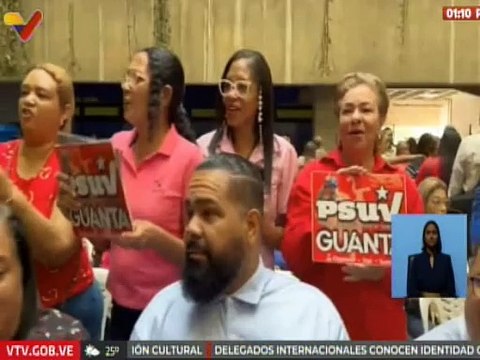 Educadores del estado Anzoátegui manifiestan su compromiso con la Revolución Bolivariana