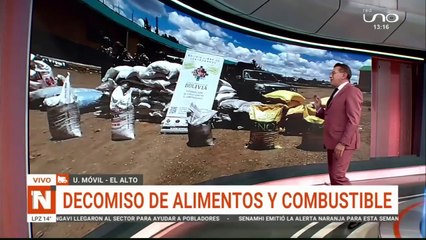 COMISO DE ALIEMNTOS Y VEHICULOS POR LA ADUANA