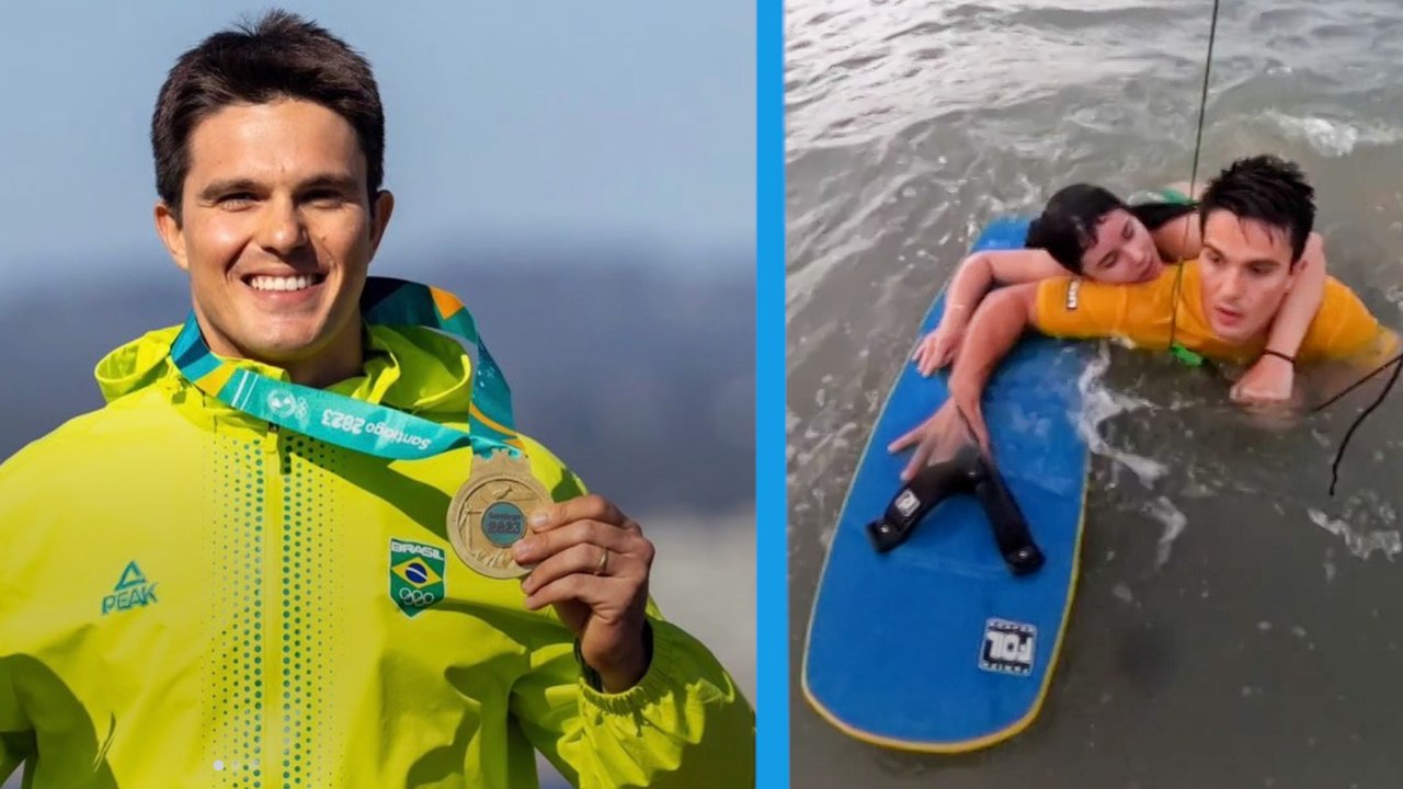 Un kitesurfeur olympique sauve une femme de la noyade au Brésil