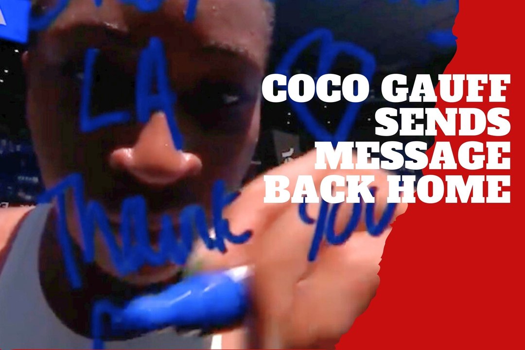 Coco Gauff sends heartfelt support to Los Angeles after Australian Open win amid wildfires