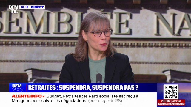 Sophie Taillé-Polian (députée Écologiste et social ): Il faut que cette réforme des retraites soit abrogée et ne s'applique pas