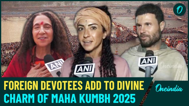 Global Devotees Flock to Maha Kumbh, Bringing Divine Charm to World's Biggest Spiritual Gathering