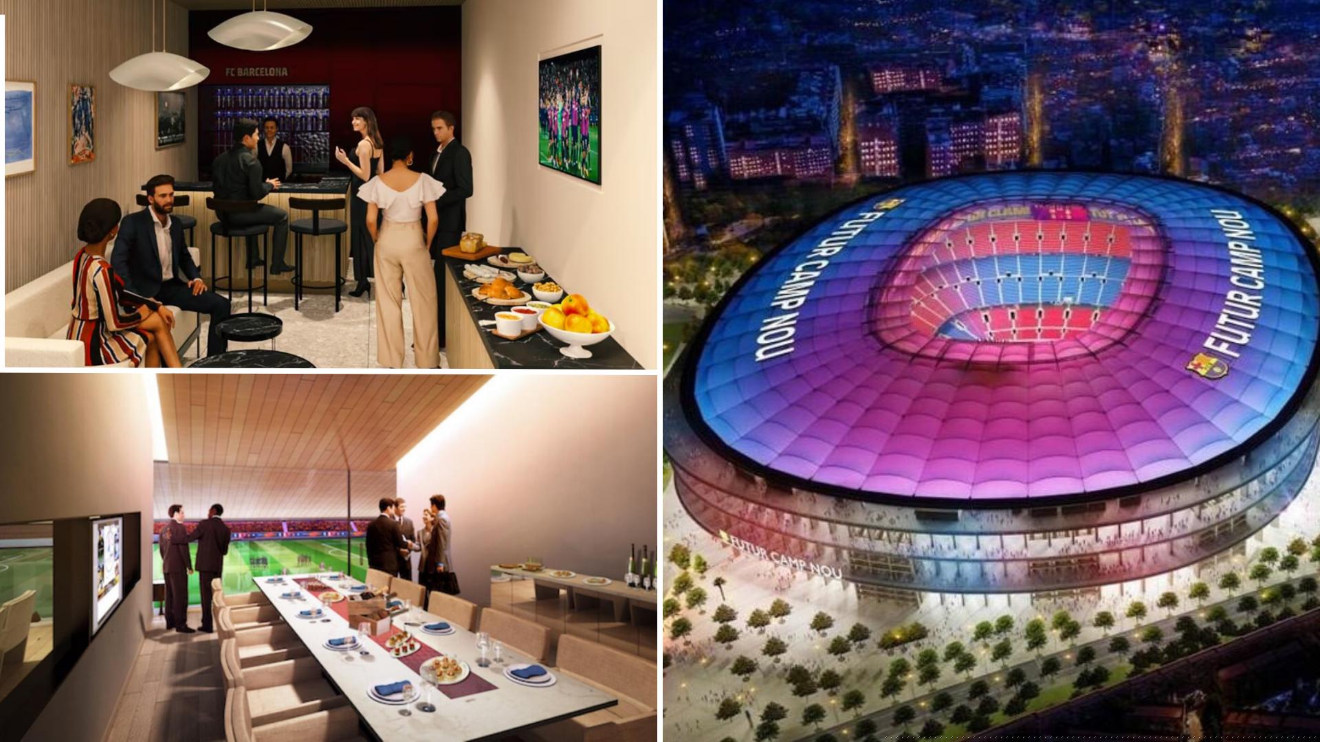 Brutal transformación del Camp Nou