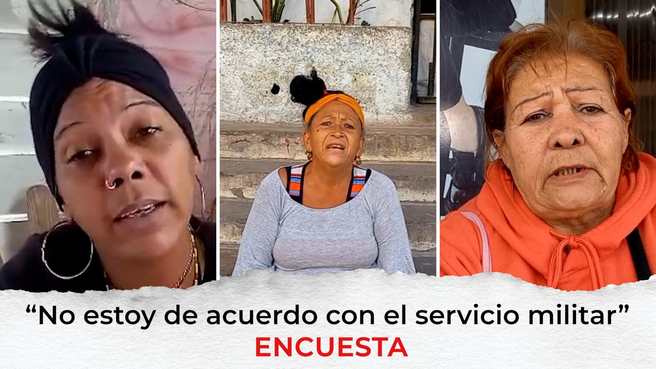 “No estoy de acuerdo con el servicio militar” Encuesta