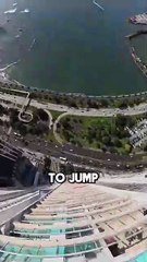 This Guy Is Completely Crazy 🤯 Falling from a High Building Just for Views!