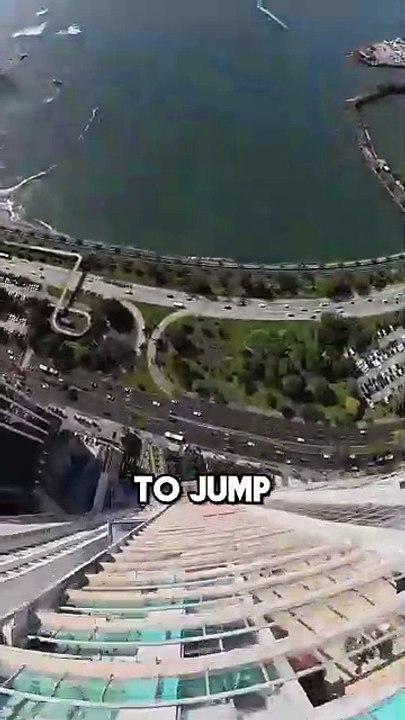 This Guy Is Completely Crazy 🤯 Falling from a High Building Just for Views!