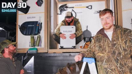 “$10,000 Every Day You Survive in the Wilderness 🌲💰 | MrBeast Challenge”