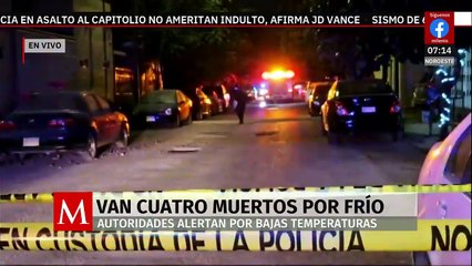 Van cuatro muertos por frío en Nuevo León; autoridades llaman a extremar precauciones