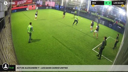 But de Alexandre T - Les Sans Cardio United