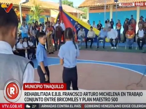 Cojedes | Familias son beneficiadas con rehabilitación del E.B.B. Francisco Arturo Michelena