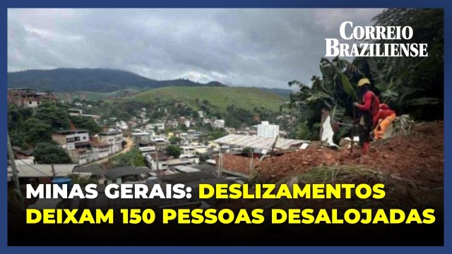 Deslizamentos de terra deixam 11 mortos em Minas Gerais