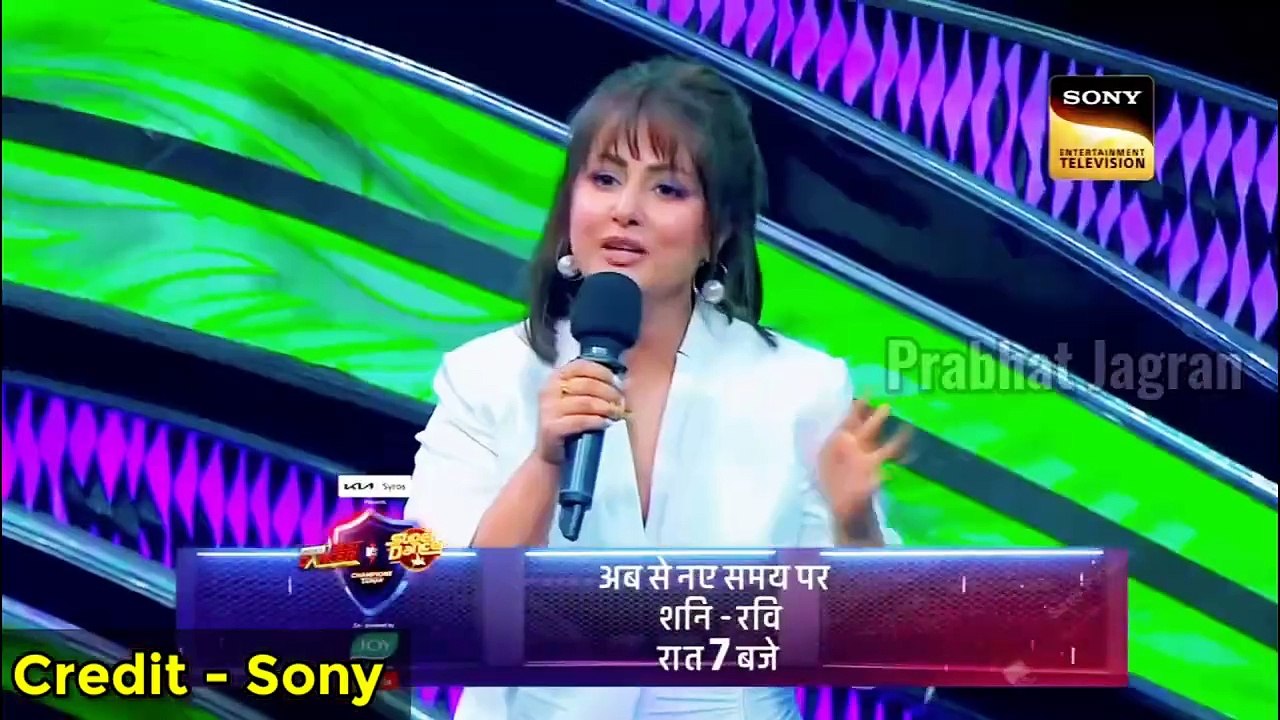 😎Full Entertainment Dance Champions Ka Tashan😎 Today New Episode Champions Ka Tashan Hina Khan