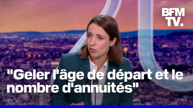 Retraites: l'interview de Sophie Binet (CGT) en intégralité